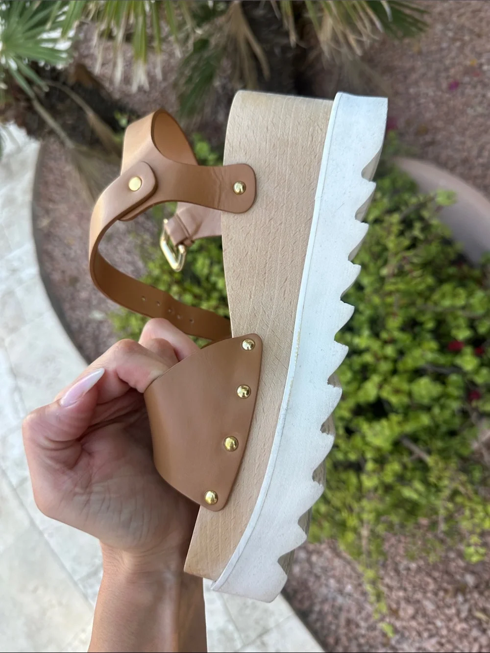 100% authentic Stella McCartney Elyse platform sandals
